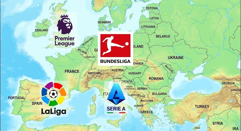 Taruhan Bola Online Liga Eropa: Apa yang Perlu Diperhatikan? (Bedah Karakter Liga Top Dunia)